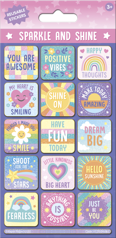 SPARKLE AND SHINE MAXI STICKERS
