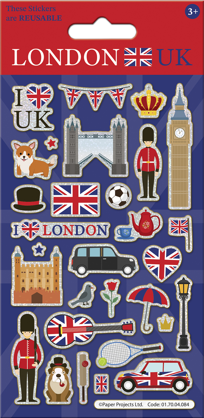 LONDON UK MAXI STICKERS