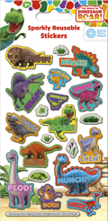 DINOSAUR ROAD MAXI STIKERS