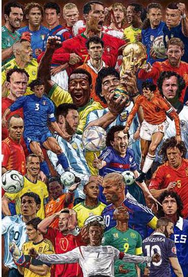 FOOTBALLERS LEGENDARY ΑΦΙΣΑ 61Χ91,5