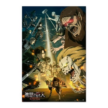 ATTACK ON TITANS - PARADIS VS MARLEY POSTER