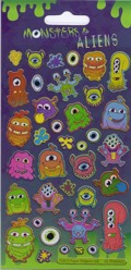MONSTERS & ALIENS MAXI STICKERS