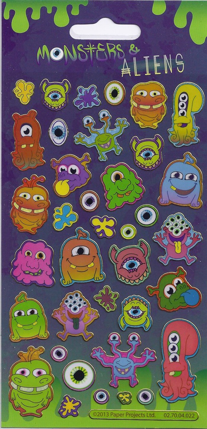 MONSTERS & ALIENS MAXI STICKERS
