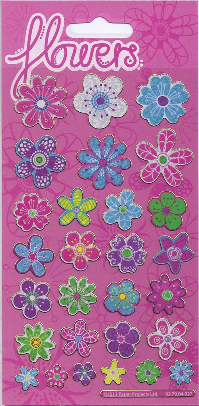 FLOWERS MAXI STICKERS