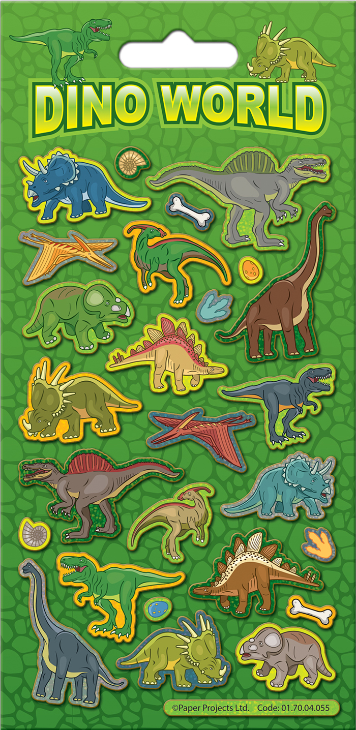 DINO WORLD MAXI STICKERS