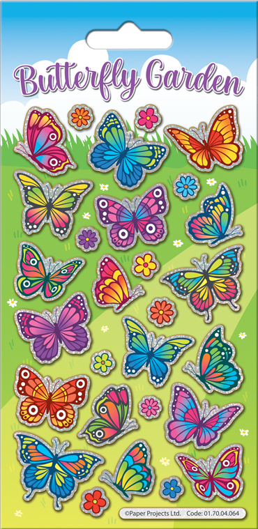 BUTTERFLY GARDEN MAXI STICKERS