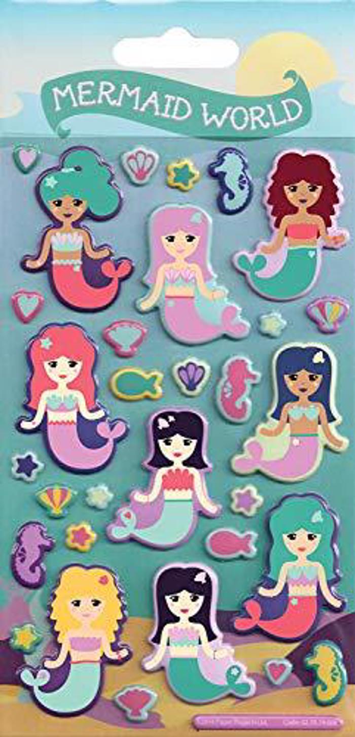 MERMAID FOAM STICKERS