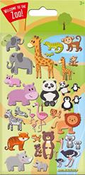 WELCOME TO THE ZOO FOAM STICKERS