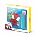 SPIDERMAN NOTEBOOK & PENCIL