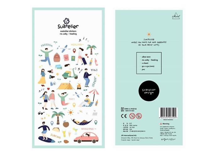 HEALING SUATERIER STICKERS