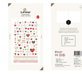 DEDO HEARTS NAILS SUATERIER STICKERS