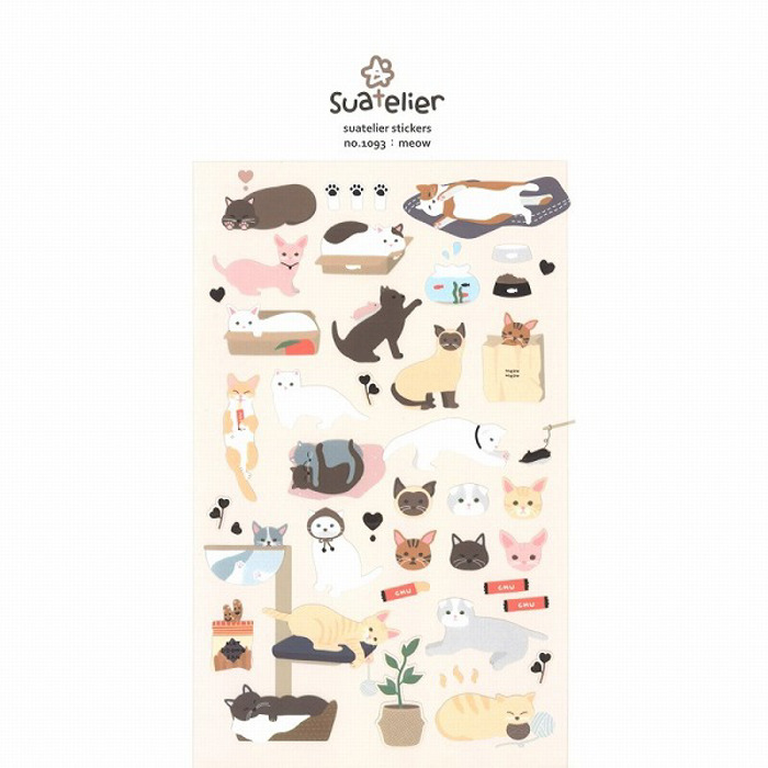MEOW (GTES) SUATERIER STICKERS