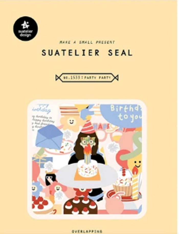 IARRu BIRTHDAY SUATERIER STICKERS