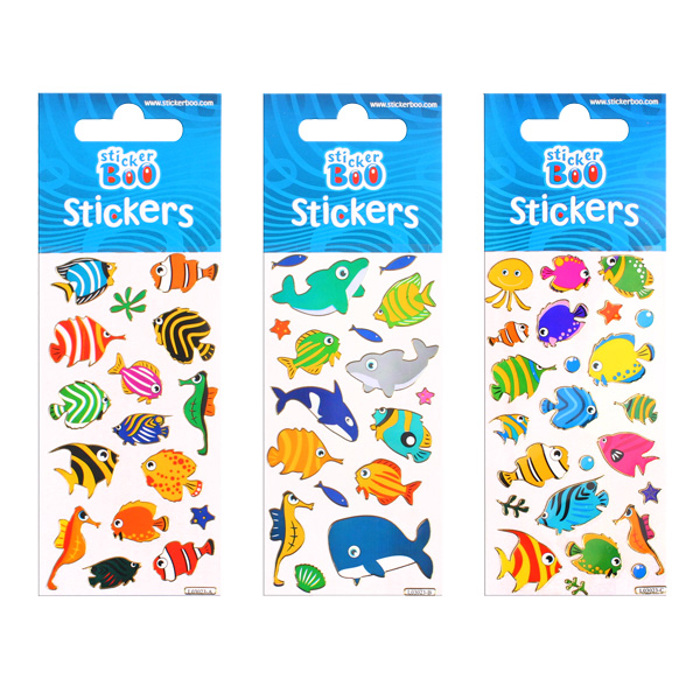 STICKER BOO COLORFUL FISHES