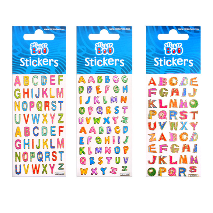 STICKER BOO LETTERS