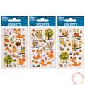 STICKER BOO OWLS SILVER