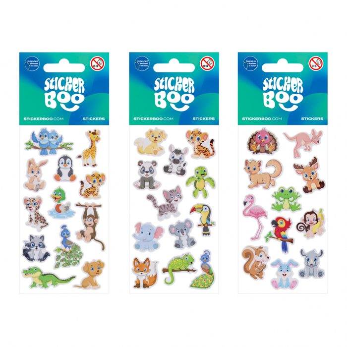 STICKER BOO SWEET ANIMALS