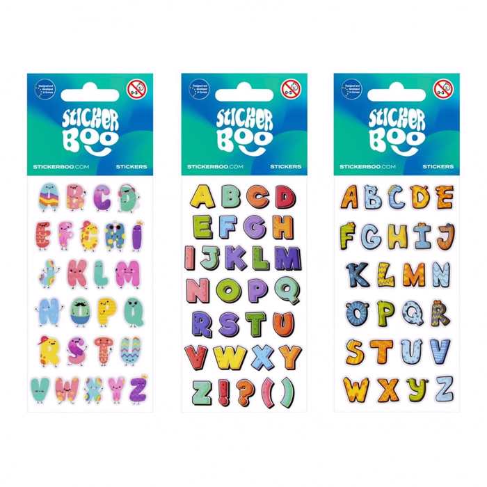 STICKER BOO  LETTERS