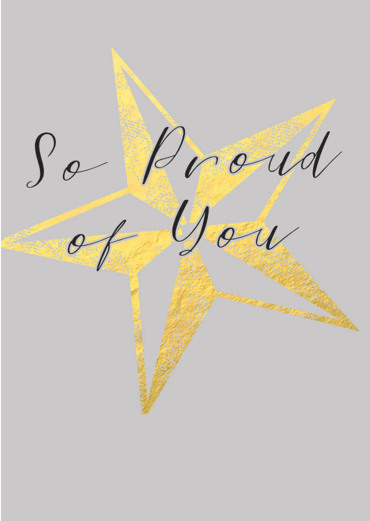 SO PROUD OF YOU