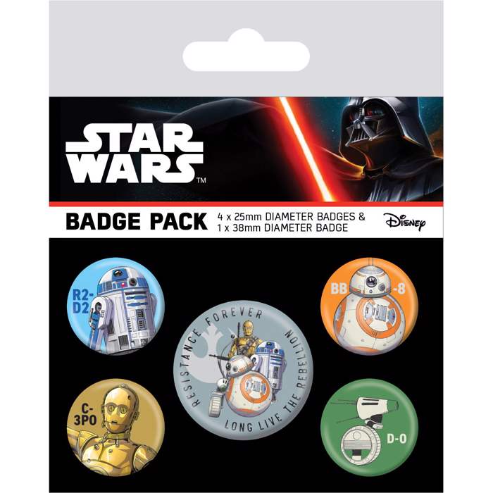 STAR WARS (DROIDS) BADGE PACK