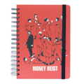 LA CASA DE PAPEL NOTEBOOK A5 BULLET
