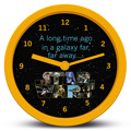 DESK CLOCK STAR WARS(A LONG TIME AGO)