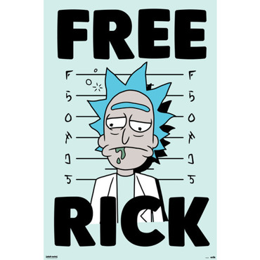 RICK & MORTY FRΕE RICK ΑΦΙΣΑ 61Χ91