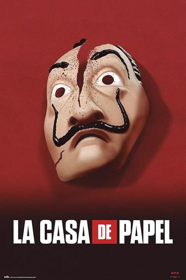 LA CASA DE PAPEL ΑΦΙΣΣΑ ΜΑΣΚΑ