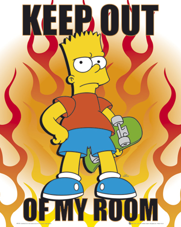 THE SIMPSONS KEEP OUT