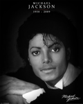 MICHAEL JACKSON (B&W COMMEMORATIVE)