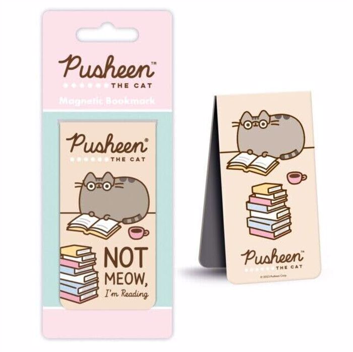 PUSHEEN (NOT MEOW,I'M READING) MAGNETIC BOOKMARK
