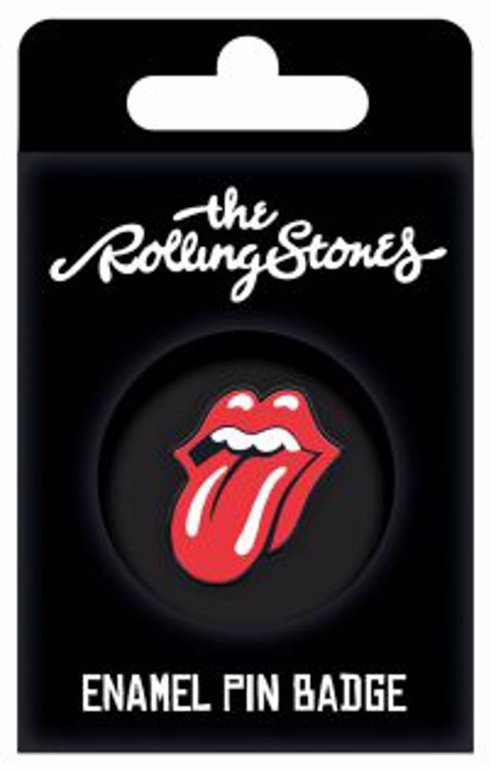 PIN BADGE THE ROLLING STONES (LIPS)
