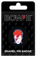 PIN BADGE DAVID BOWIE (ALLADIN SANE)