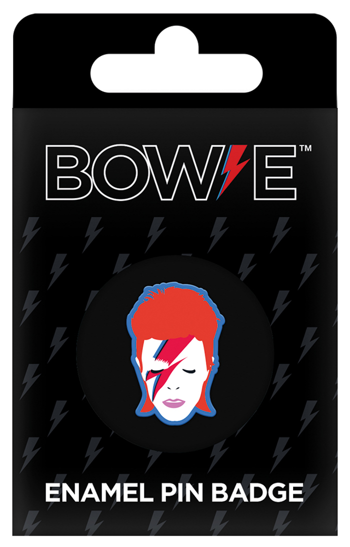 PIN BADGE DAVID BOWIE (ALLADIN SANE)