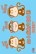 CHEEKY MONKEYS HUMOR