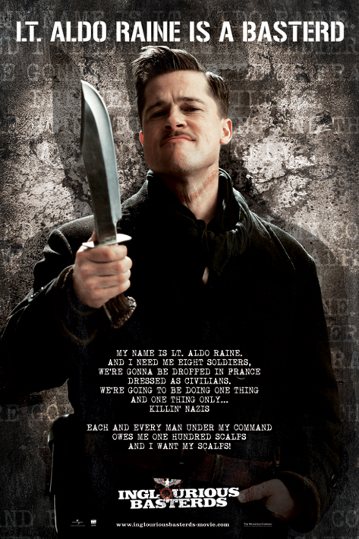 INGLORIOUS BASTERDS BRAD PITT