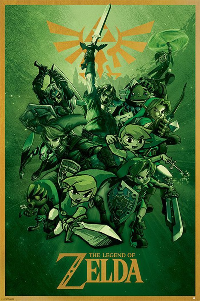 ZELDA AFISES MAXI 61X91