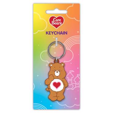 CARE BEARS (TENDERHEART BEAR) PVC KEYCHAIN