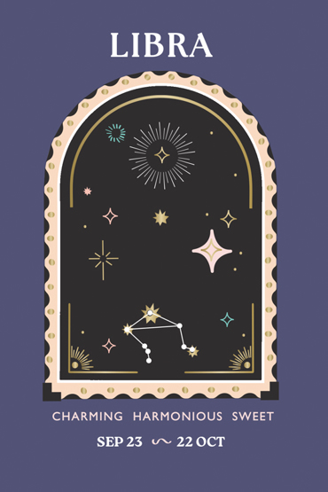  ΚΑΡΤΑ ME ΚΟΣΜΗΜΑ ΩΡΟΣΚΟΠΟΥ (ΖΥΓΟΣ) 