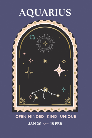  ΚΑΡΤΑ ME ΚΟΣΜΗΜΑ ΩΡΟΣΚΟΠΟΥ (ΥΔΡΟΧΟΟΣ) 